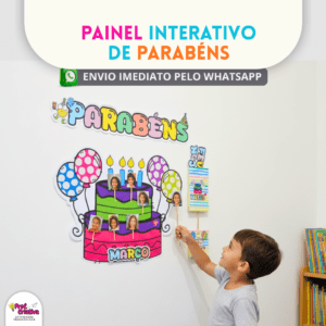 PAINEL INTERATIVO DE PARABÉNS