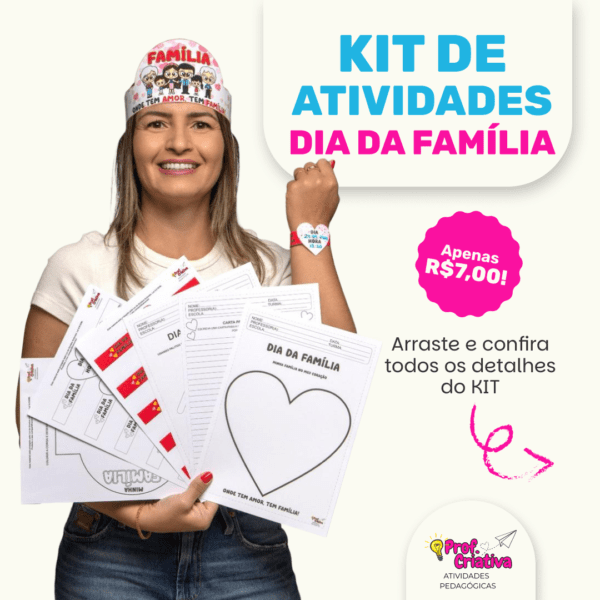 KIT DE ATIVIDADES - DIA DA FAMÍLIA