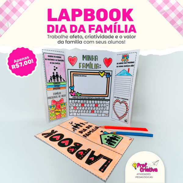 LAPBOOK - DIA DA FAMÍLIA
