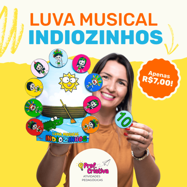 LUVA MUSICAL - INDIOZINHOS