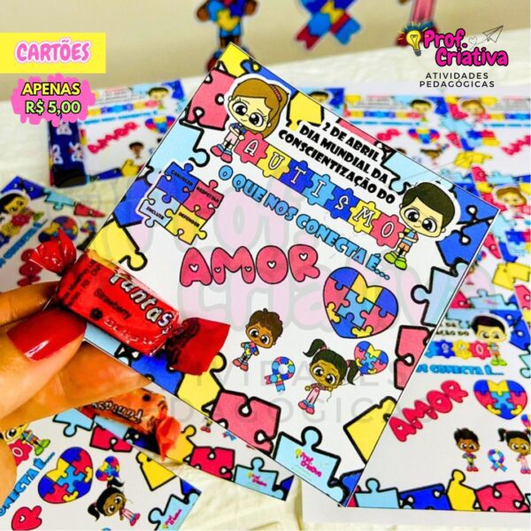CARTÕES - DIA MUNDIAL DO AUTISMO