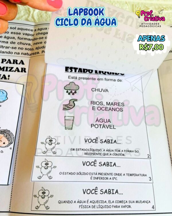 LAPBOOK - CICLO DA ÁGUA - Image 3
