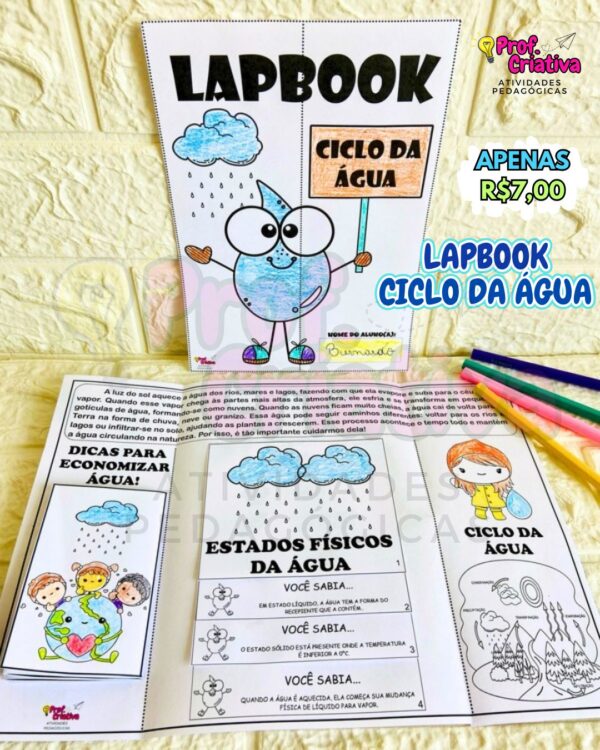 LAPBOOK - CICLO DA ÁGUA