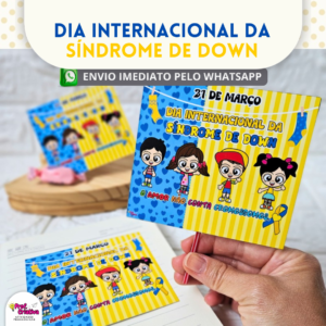 CARTÕES - DIA INTERNACIONAL DA SÍNDROME DE DOWN