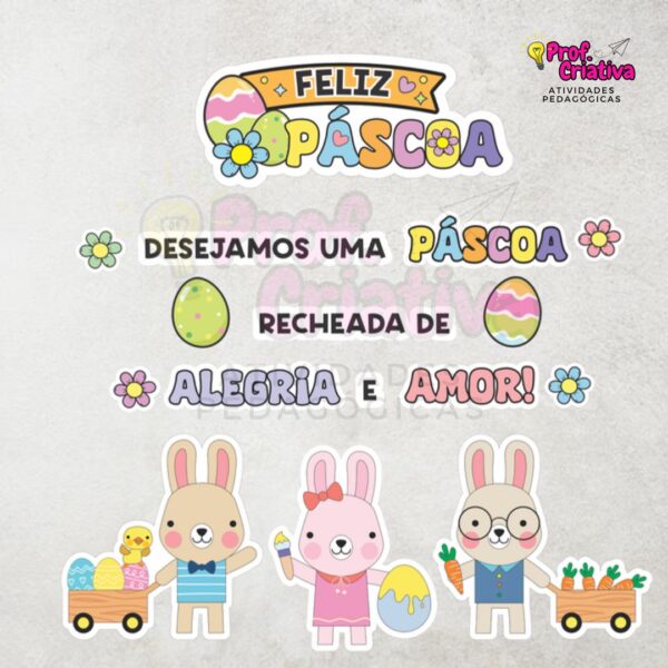 PAINEL - FELIZ PÁSCOA - Imagem 2
