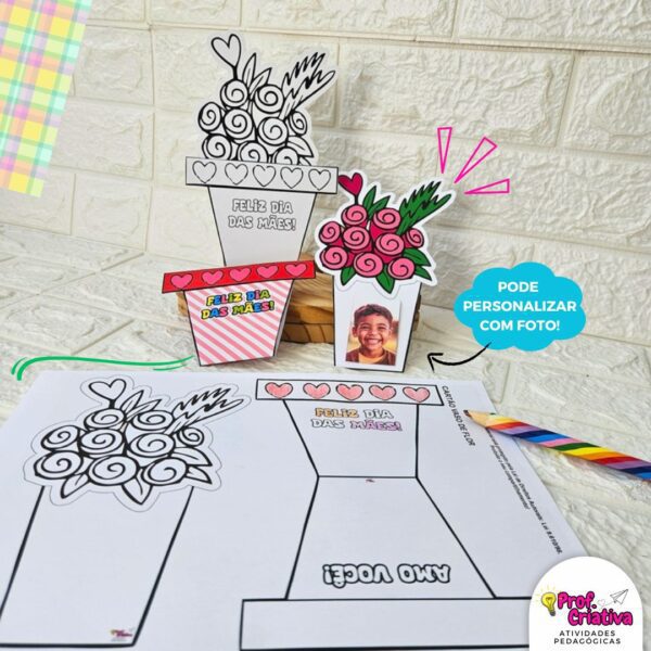 VASINHO DE FLOR INTERATIVO- DIA DAS MÃES - Image 3