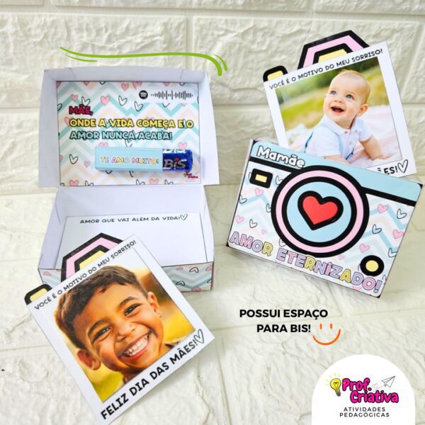 CAIXA MÁQUINA FOTOGRÁFICA - DIA DAS MÃES - Image 4