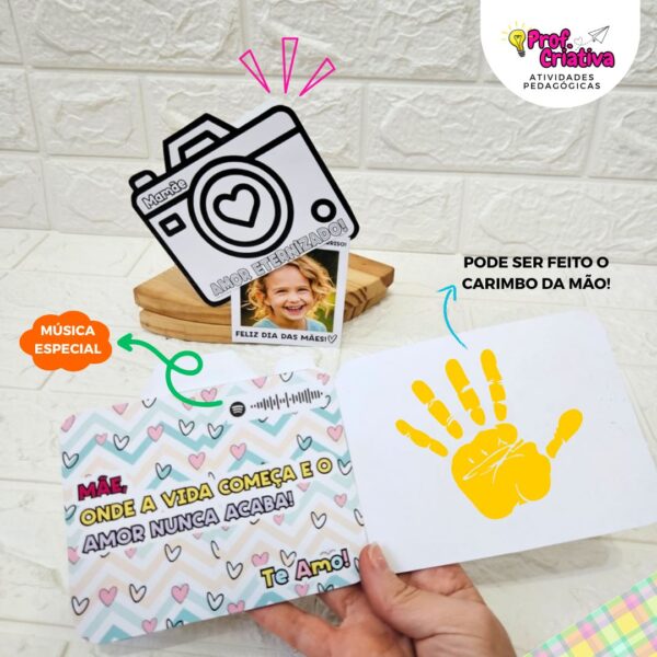 CARTÃO MÁQUINA FOTOGRÁFICA - DIA DAS MÃES - Image 2