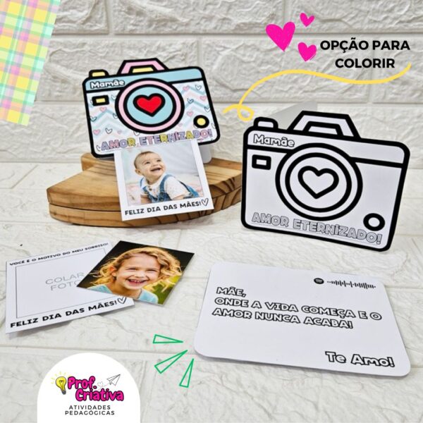 CARTÃO MÁQUINA FOTOGRÁFICA - DIA DAS MÃES - Image 3