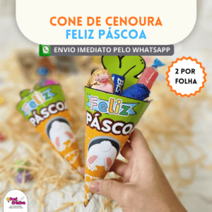 CONE DE CENOURA - PÁSCOA