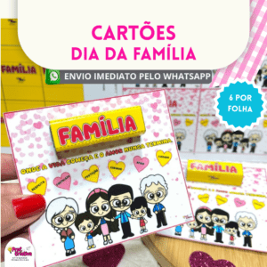 CARTÃO PARA BIS - DIA DA FAMÍLIA