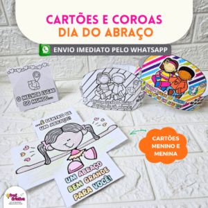 CARTÕES E COROAS - DIA DO ABRAÇO