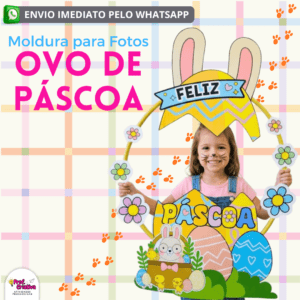 MOLDURA PARA BAMBOLÊ - OVO DE PÁSCOA