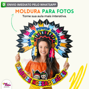 MOLDURA PARA BAMBOLÊ - POVOS INDÍGENAS