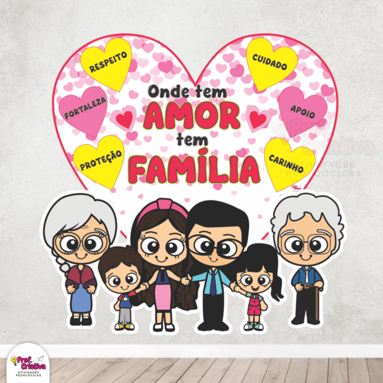 PAINEL - DIA DA FAMÍLIA - Prof. Criativa
