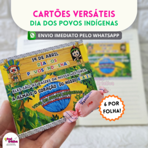 CARTÕES VERSÁTEIS - POVOS INDÍGENAS