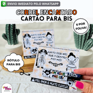 CARTÃO PARA BIS - CORDEL ENCANTADO