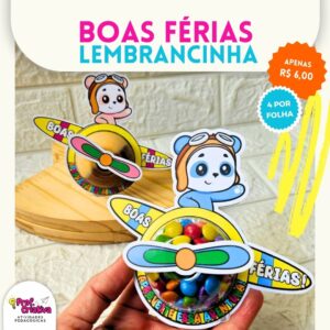CARTÃO AVIÃO - BOAS FÉRIAS