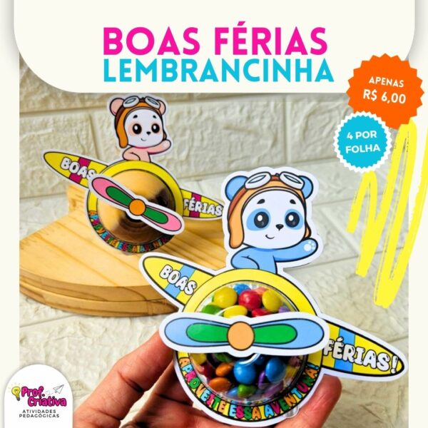 CARTÃO AVIÃO - BOAS FÉRIAS