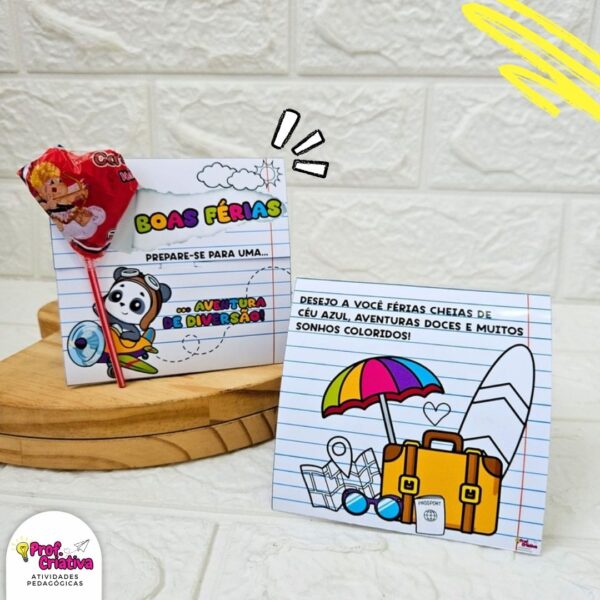 LEMBRANCINHA PARA COLORIR - BOAS FÉRIAS - Image 2