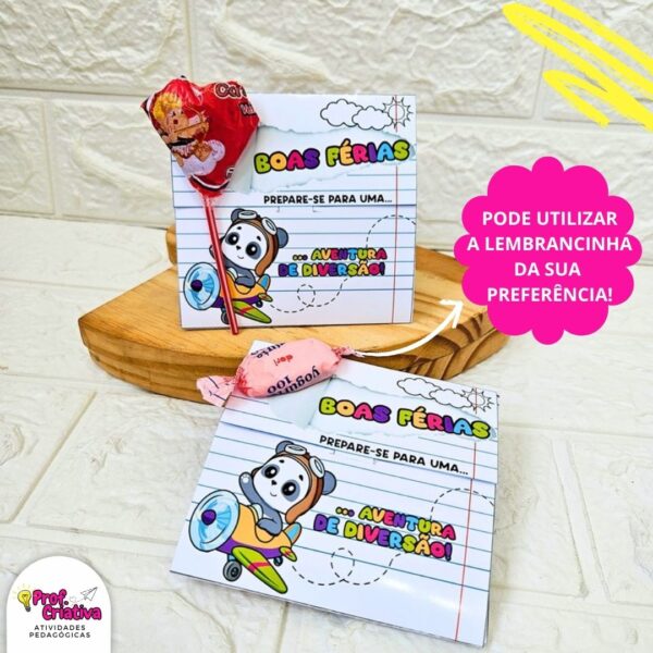 LEMBRANCINHA PARA COLORIR - BOAS FÉRIAS - Image 3