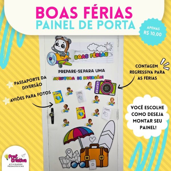 PAINEL DE PORTA - BOAS FÉRIAS