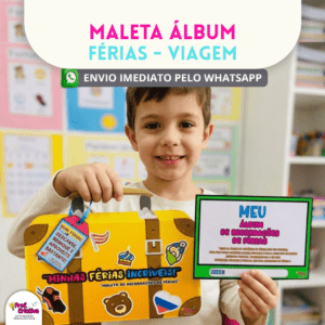 MALETA ÁLBUM: MINHAS FÉRIAS INCRÍVEIS