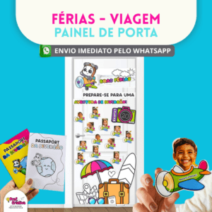 PAINEL DE PORTA - BOAS FÉRIAS - VIAGEM