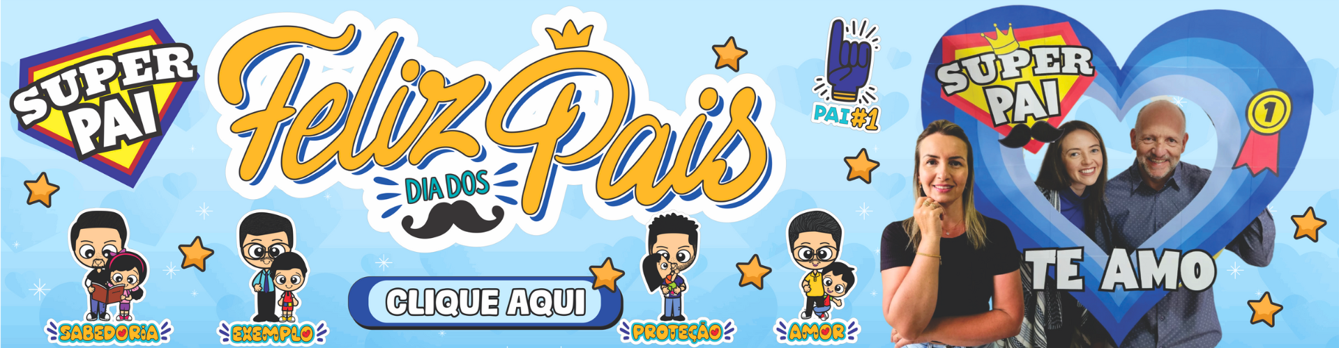 dia dos pais banner