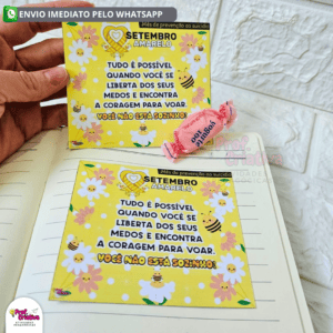 CARTÕES - SETEMBRO AMARELO