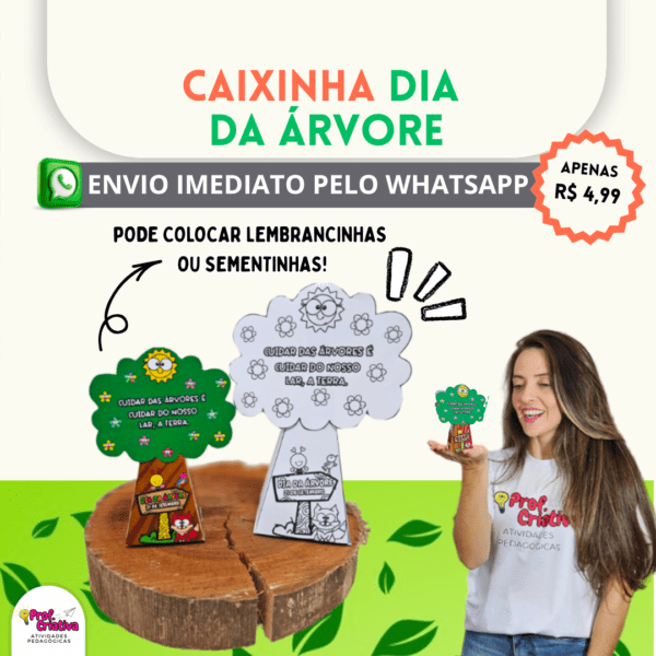 CAIXINHA DE ÁRVORE - DIA DA ÁRVORE