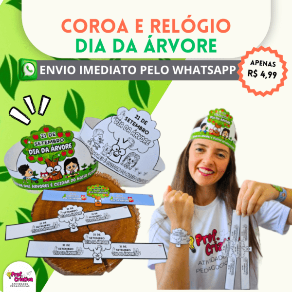 COROA E RELÓGIO – DIA DA ÁRVORE