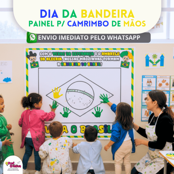 PAINEL CARIMBO DE MÃOS – DIA DA BANDEIRA