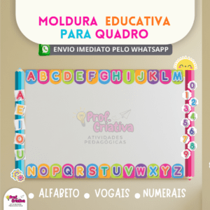 MOLDURA EDUCATIVA PARA QUADRO