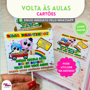 CARTÕES - VOLTA ÀS AULAS - DIVERTIDA MENTE2