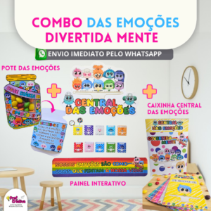 COMBO DAS EMOÇÕES – DIVERTIDA MENTE