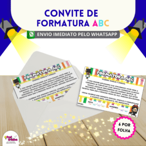 CONVITE DE FORMATURA ABC
